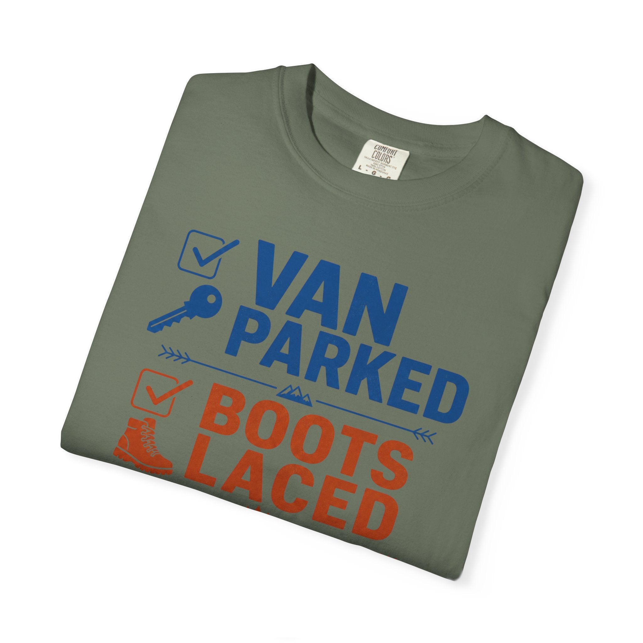 Van Parked Boots Laced Coffee Brewed - T-Shirt