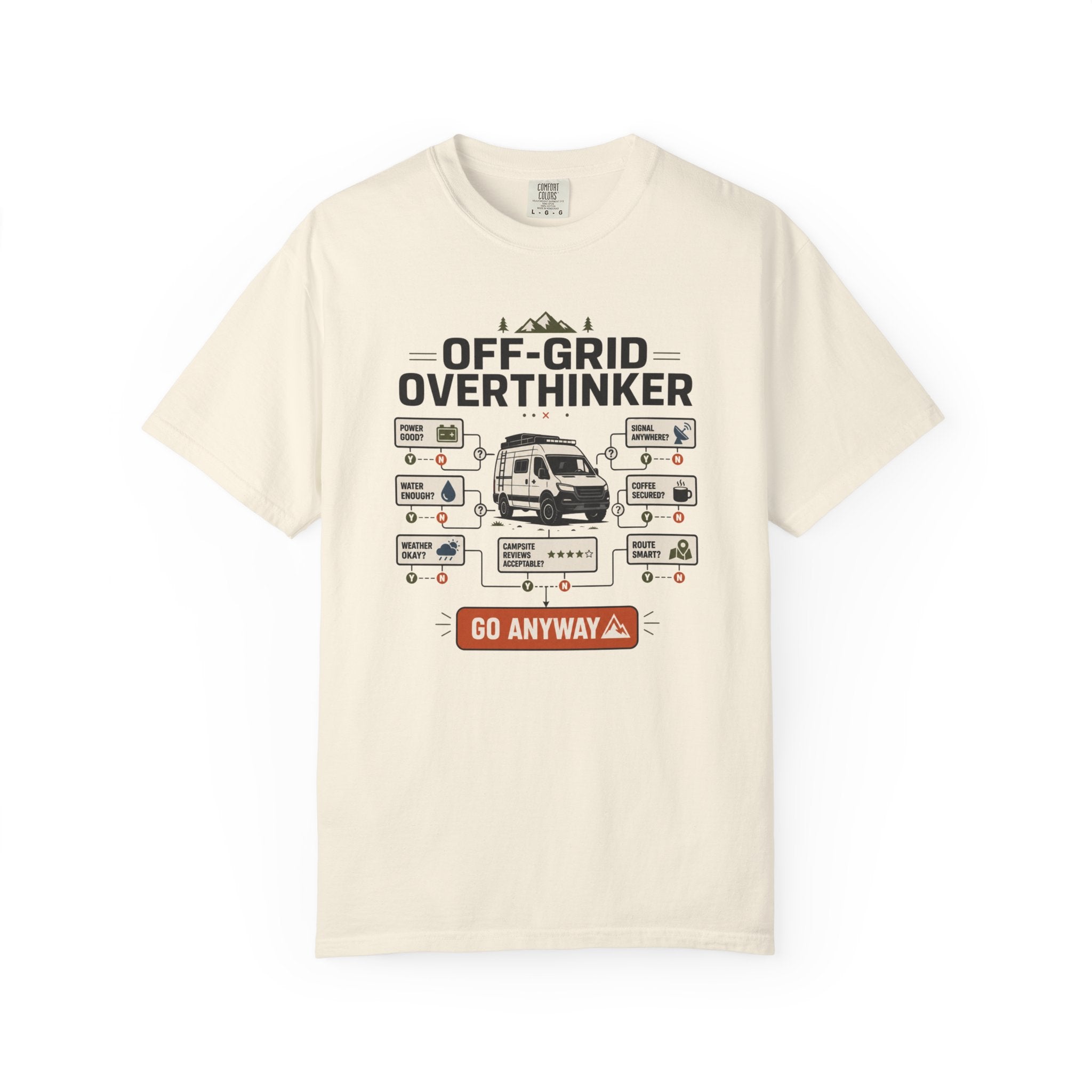 Off Grid Overthinker - T-Shirt