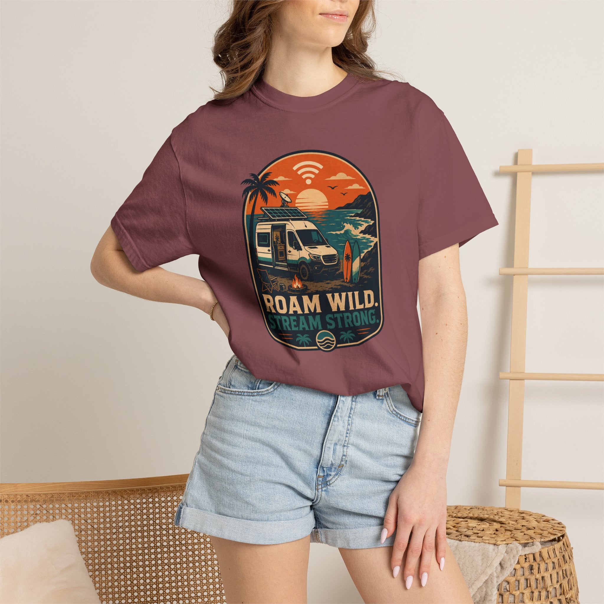Roam Wild Stream Strong - T-Shirt