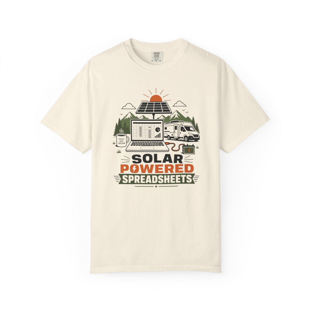 Solar Powered Spreadsheets - T-Shirt