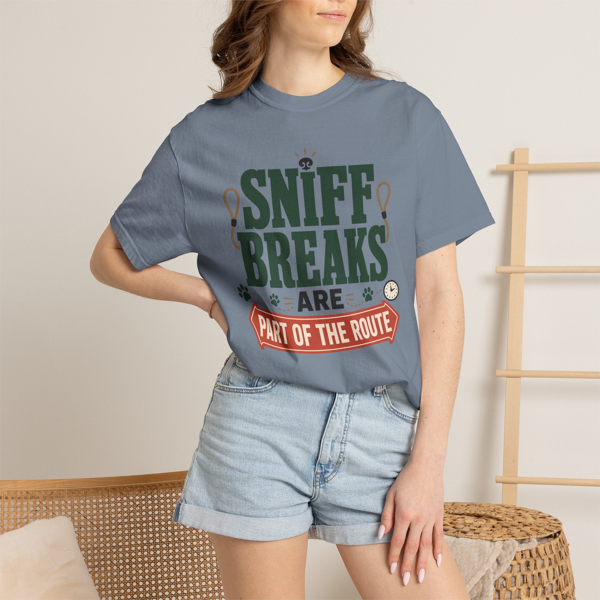 Sniff Breaks Are Part Of The Route - T-Shirt