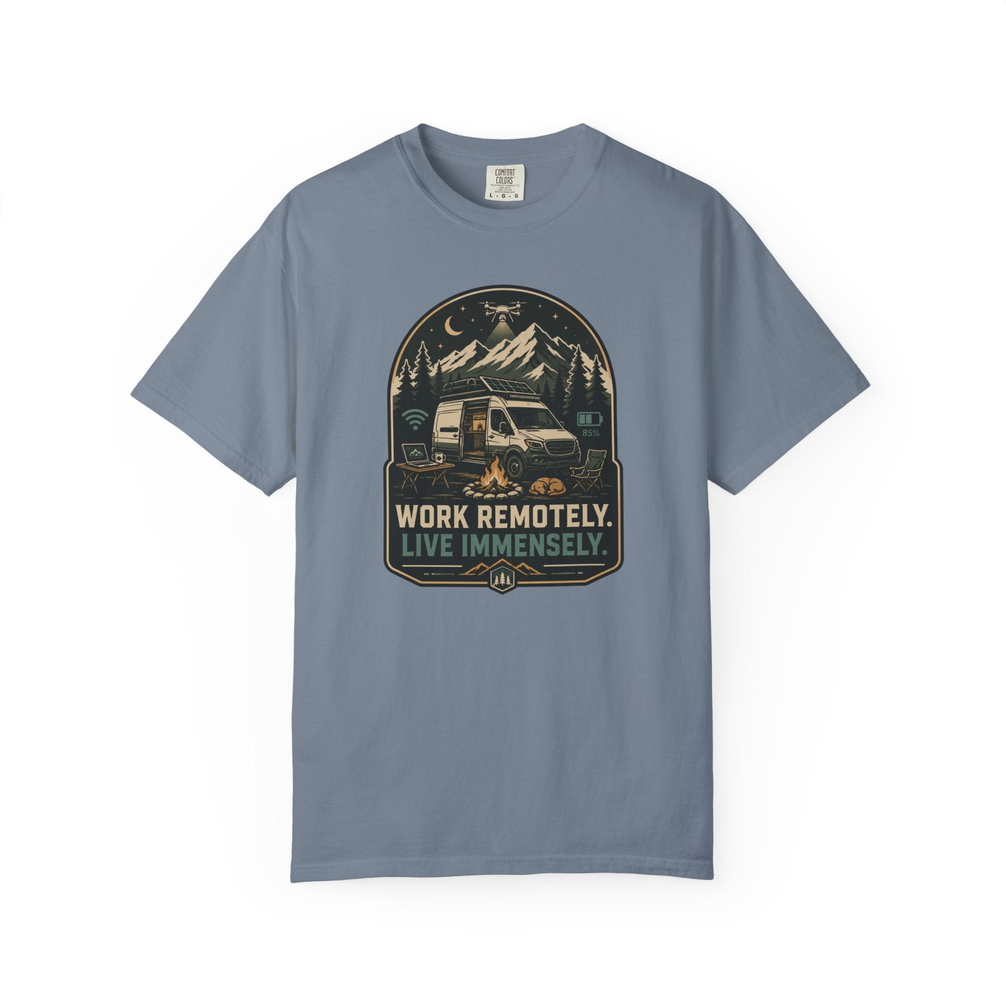 Work Remotely Live Immensely - T-Shirt
