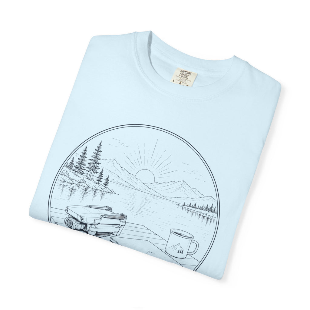 Launch Drone Before Coffee Gets Cold - T-Shirt