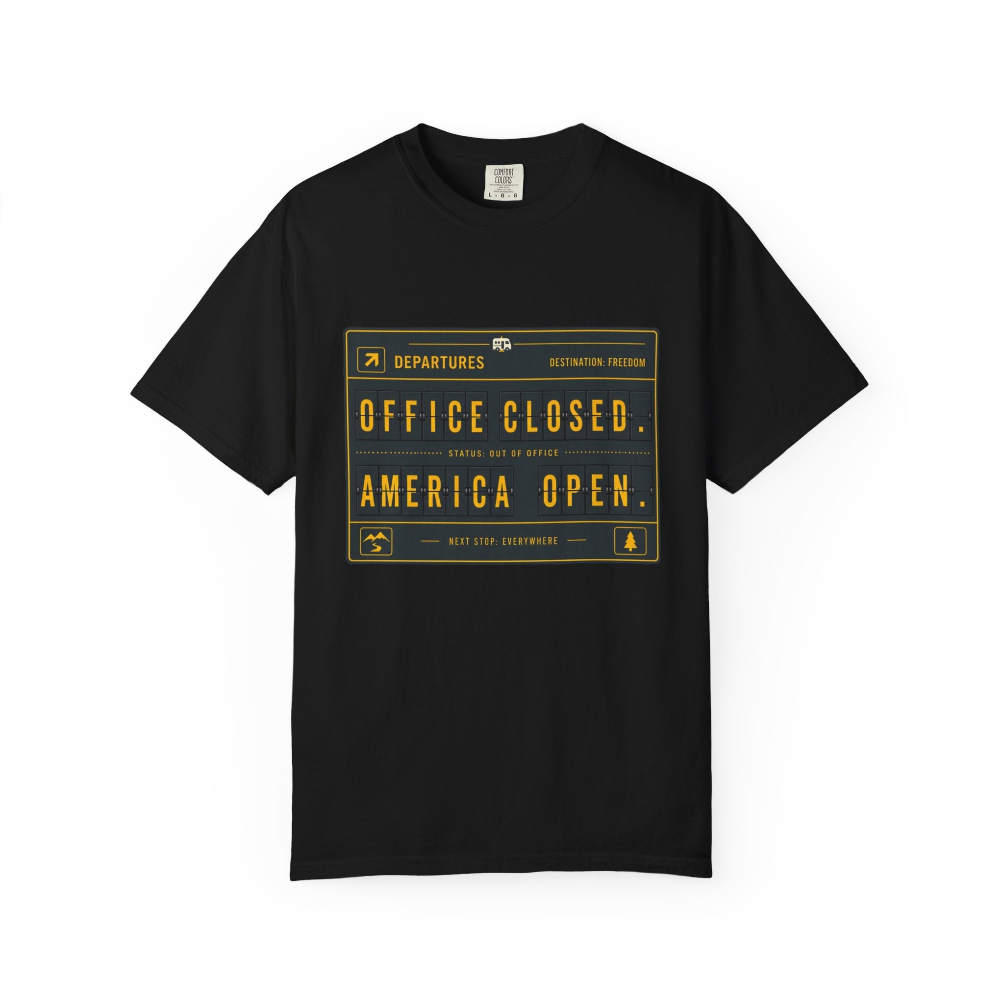 Office Closed America Open - T-Shirt