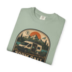Zoom Call In The Front Mountains In The Back - T-Shirt