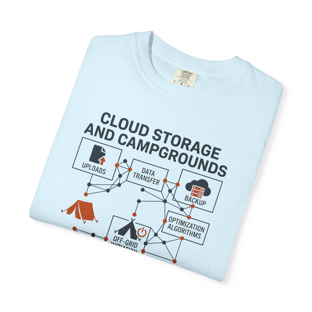 Cloud Storage And Camping Grounds - T-Shirt
