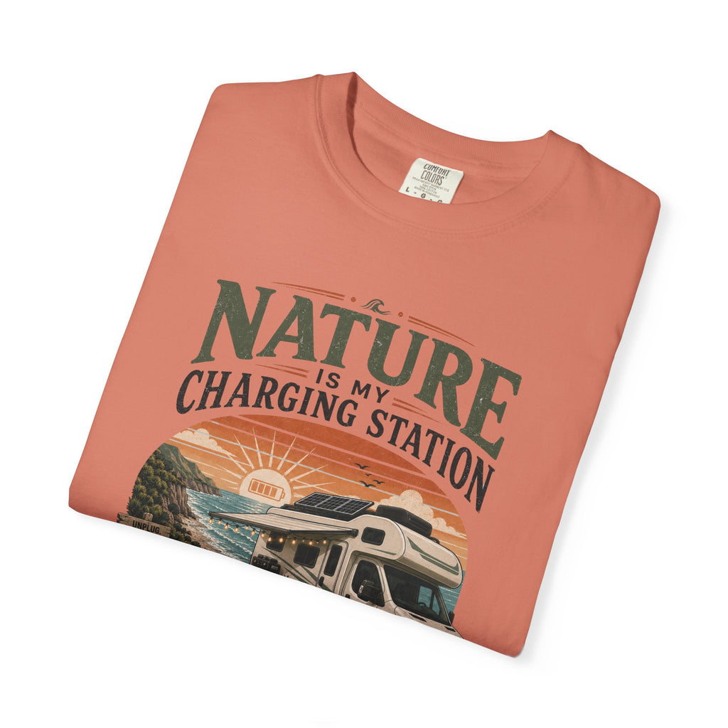 Nature Is My Charging Station - T-Shirt
