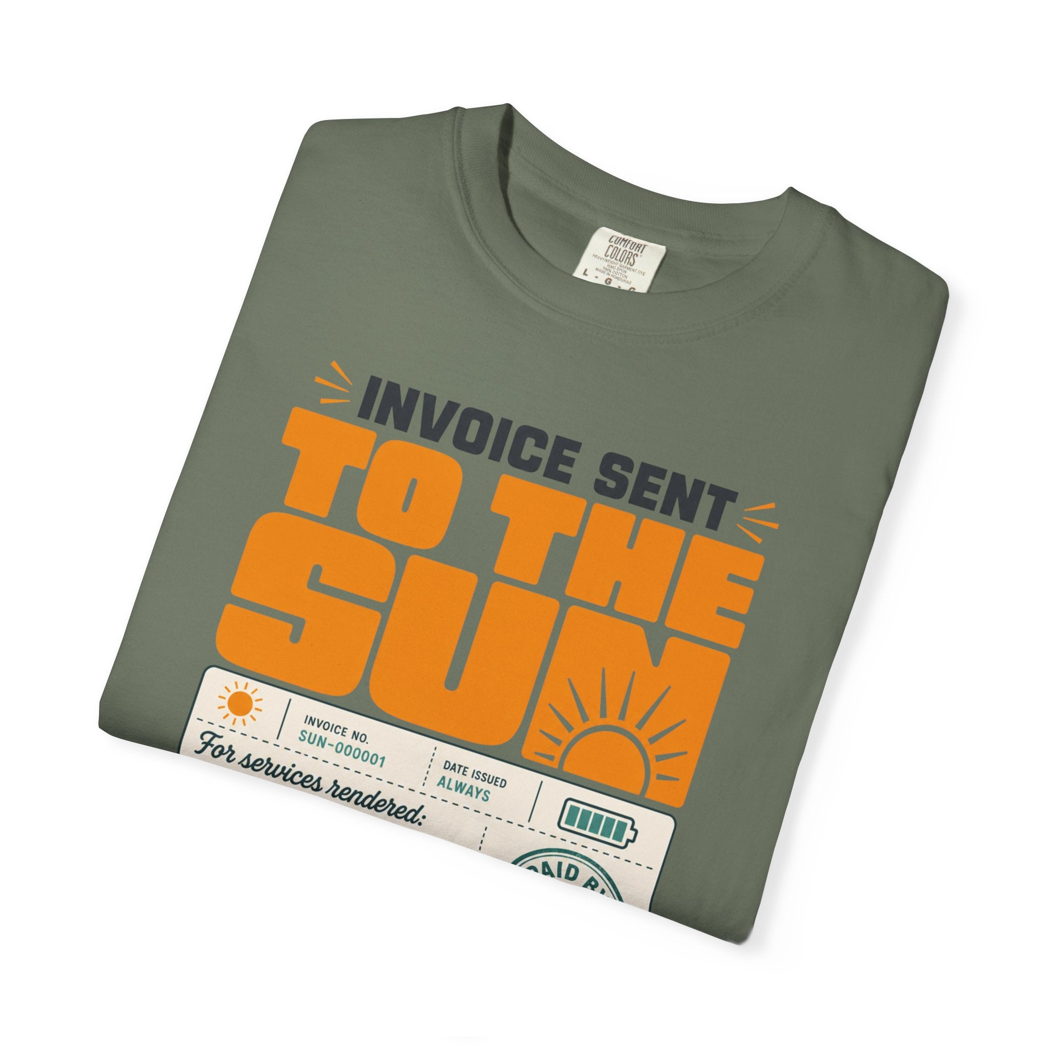 Invoice Sent To The Sun - T-Shirt