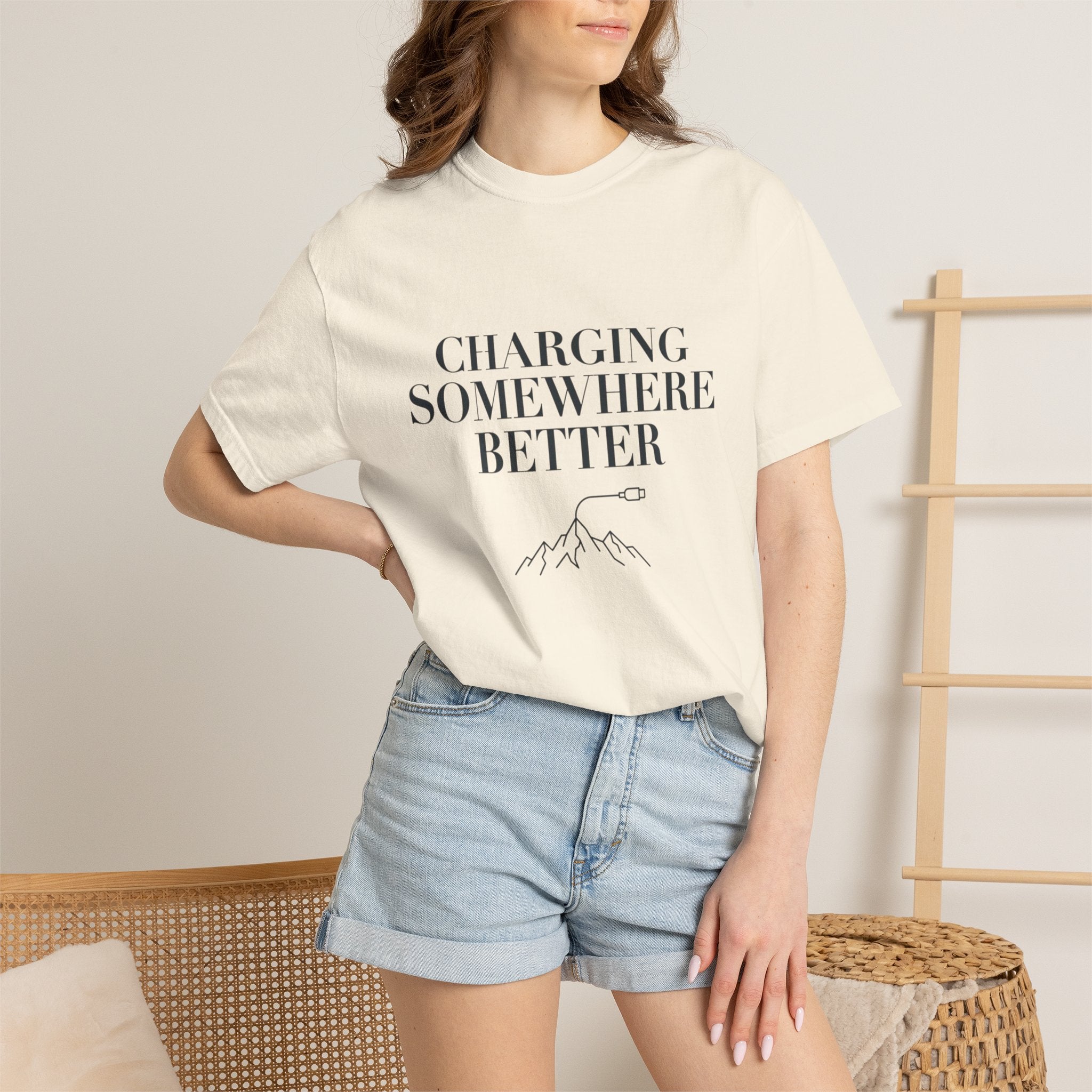 Charging Somewhere Better - T-Shirt