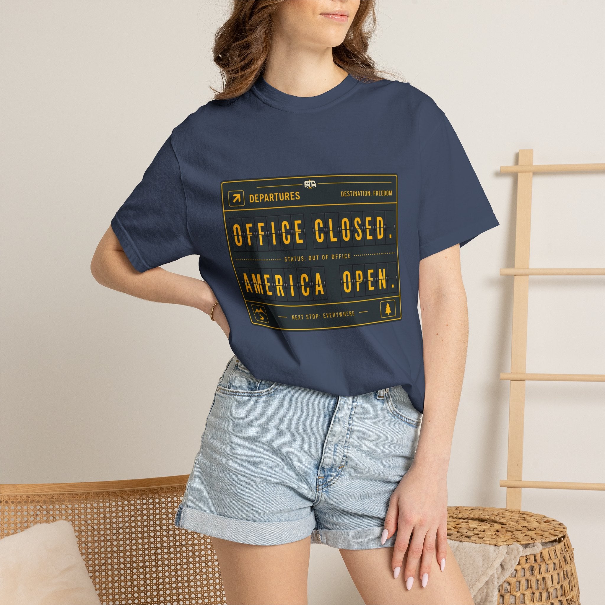 Office Closed America Open - T-Shirt