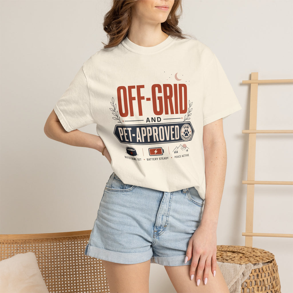 Off Grid And Pet Approved - T-Shirt