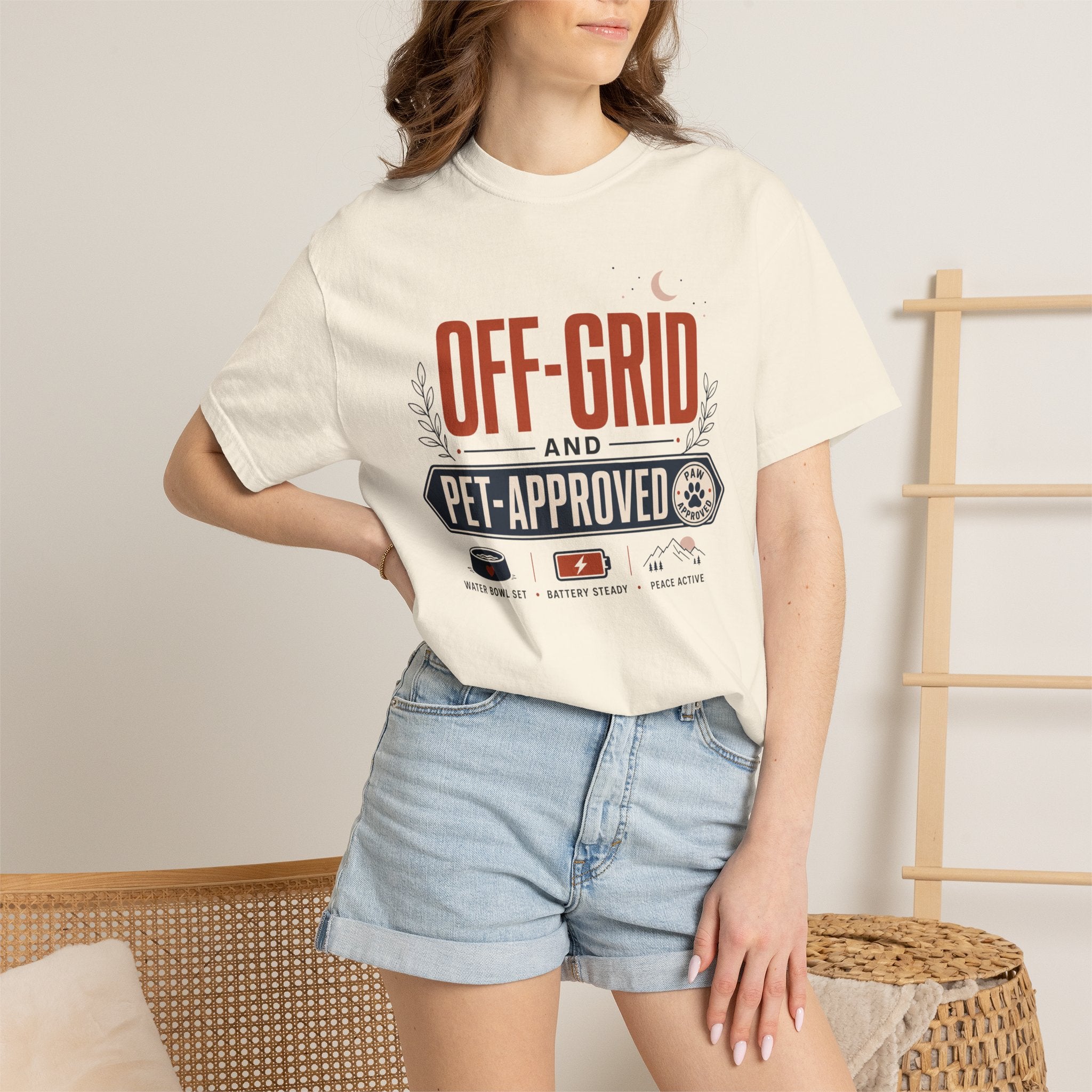 Off Grid And Pet Approved - T-Shirt