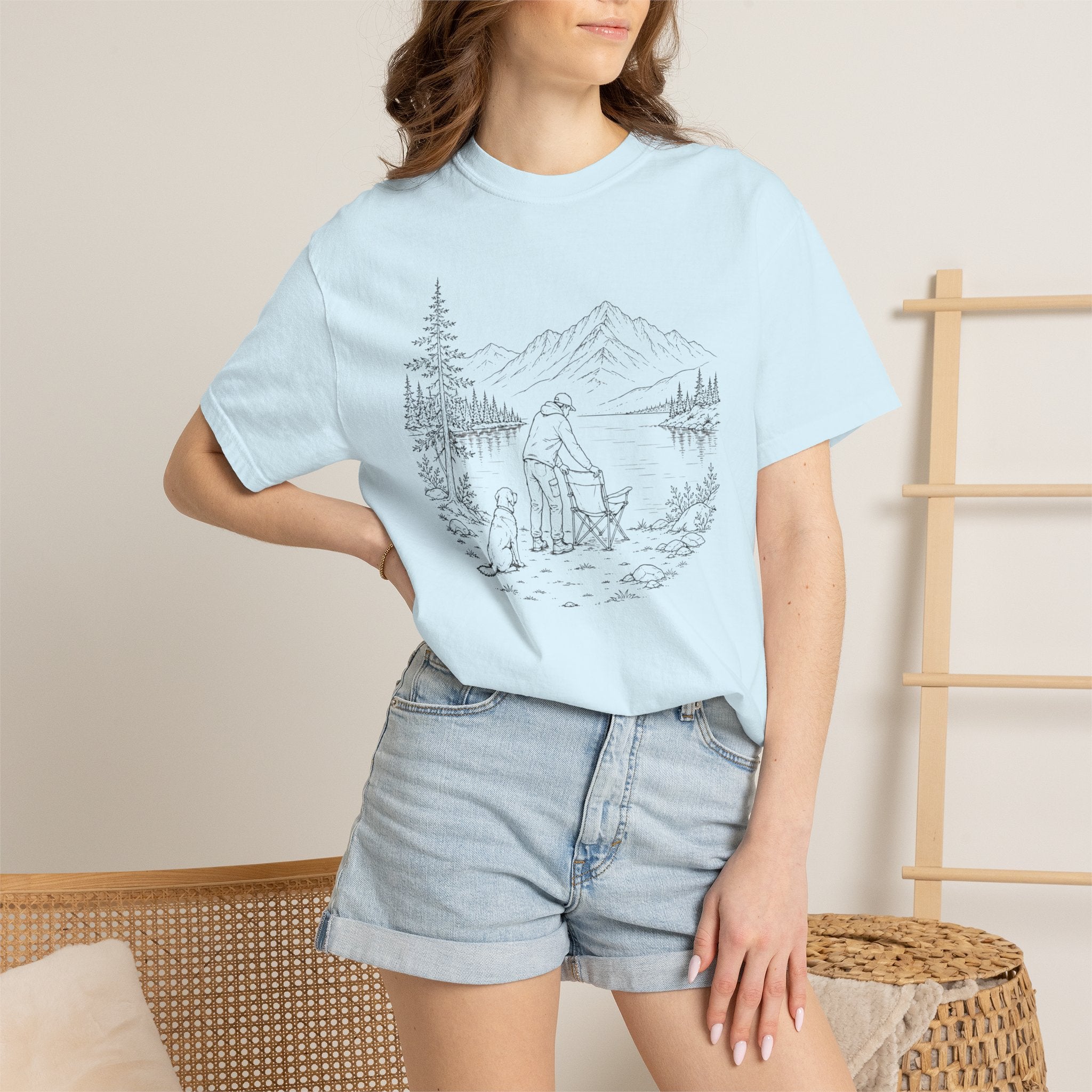 Camp Setup Requires Canine Supervision - T-Shirt