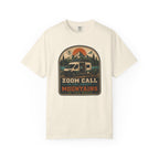 Zoom Call In The Front Mountains In The Back - T-Shirt