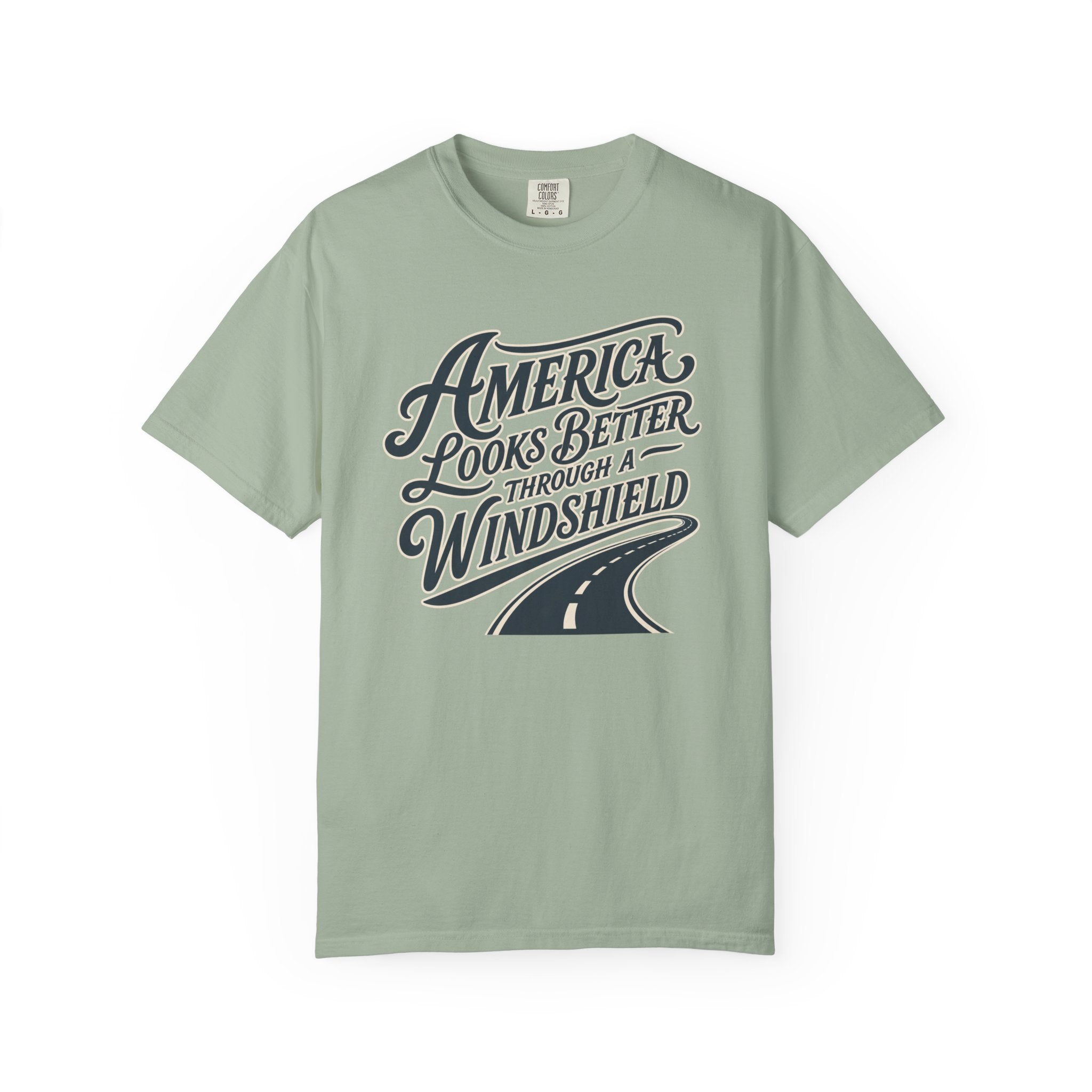 America Looks Better Through A Windshield - T-Shirt