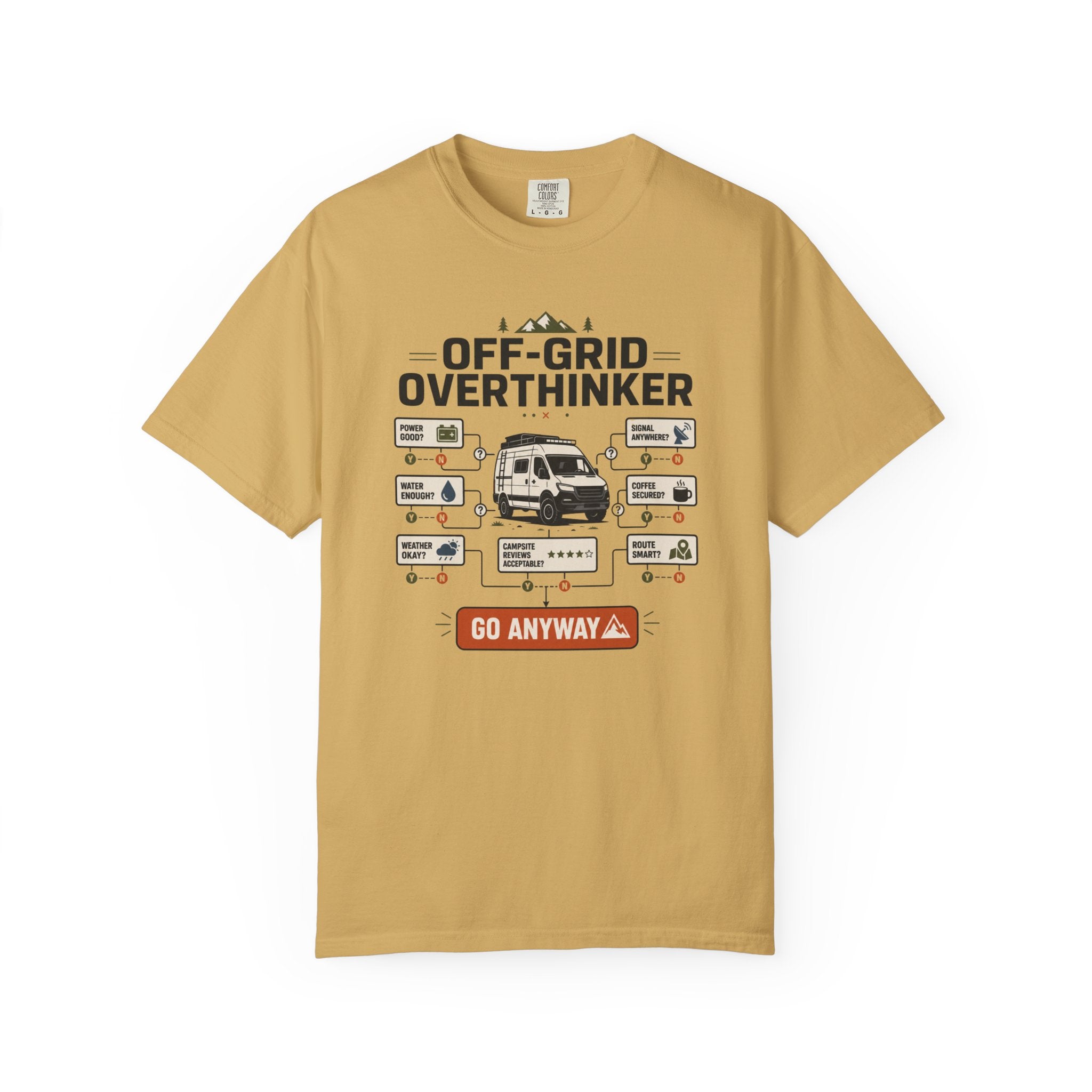 Off Grid Overthinker - T-Shirt