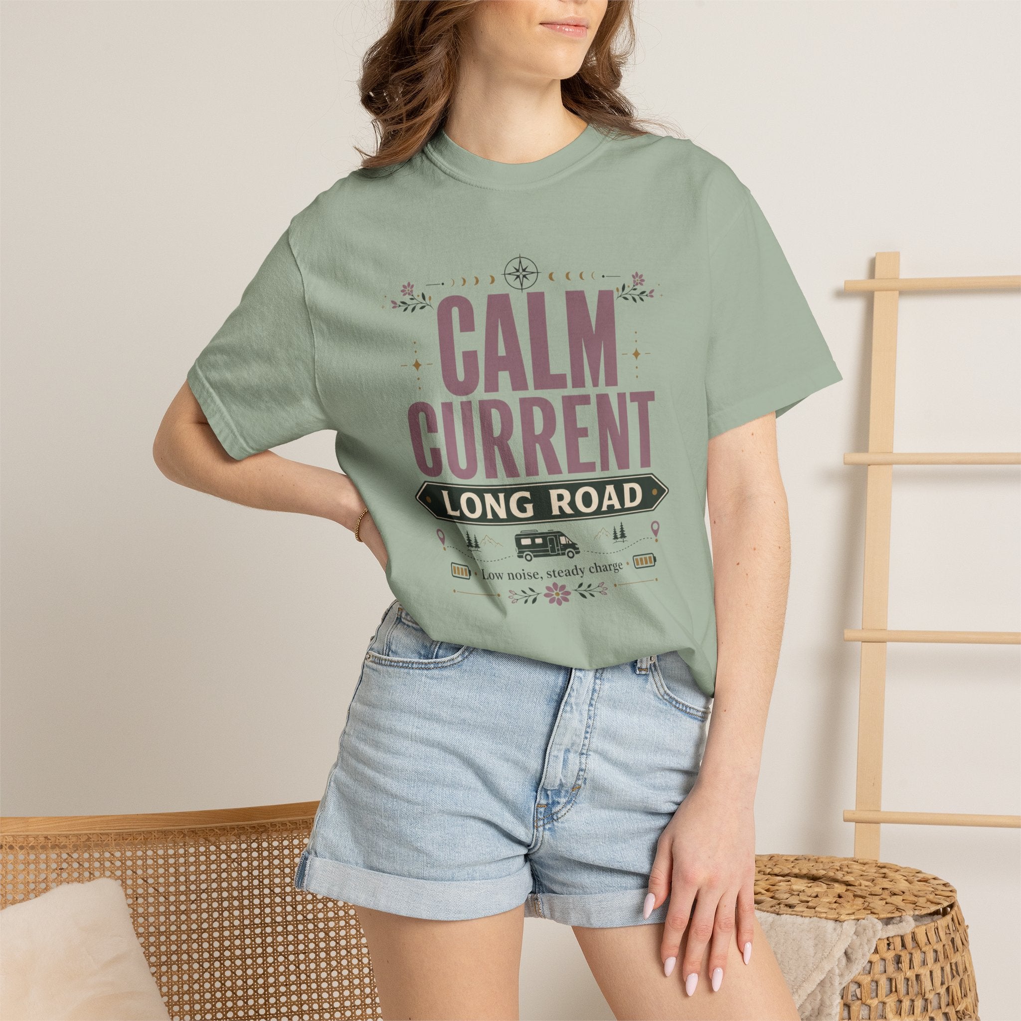 Calm Current Long Road - T-Shirt