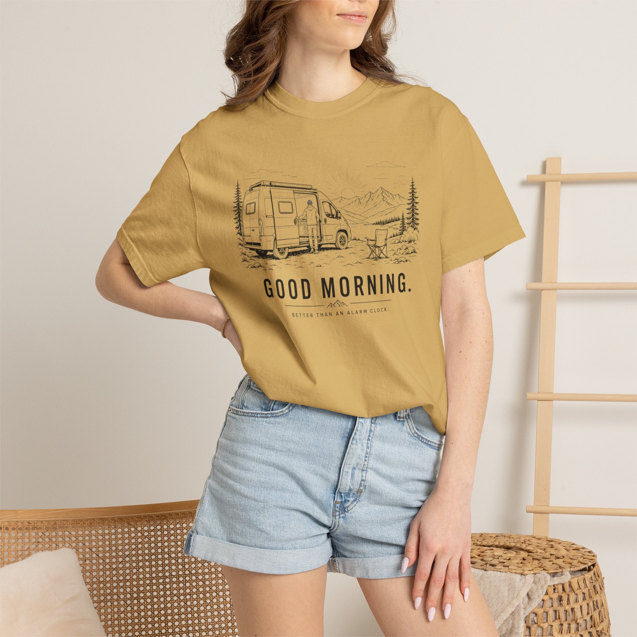 Good Morning Better Than An Alarm Clock - T-Shirt