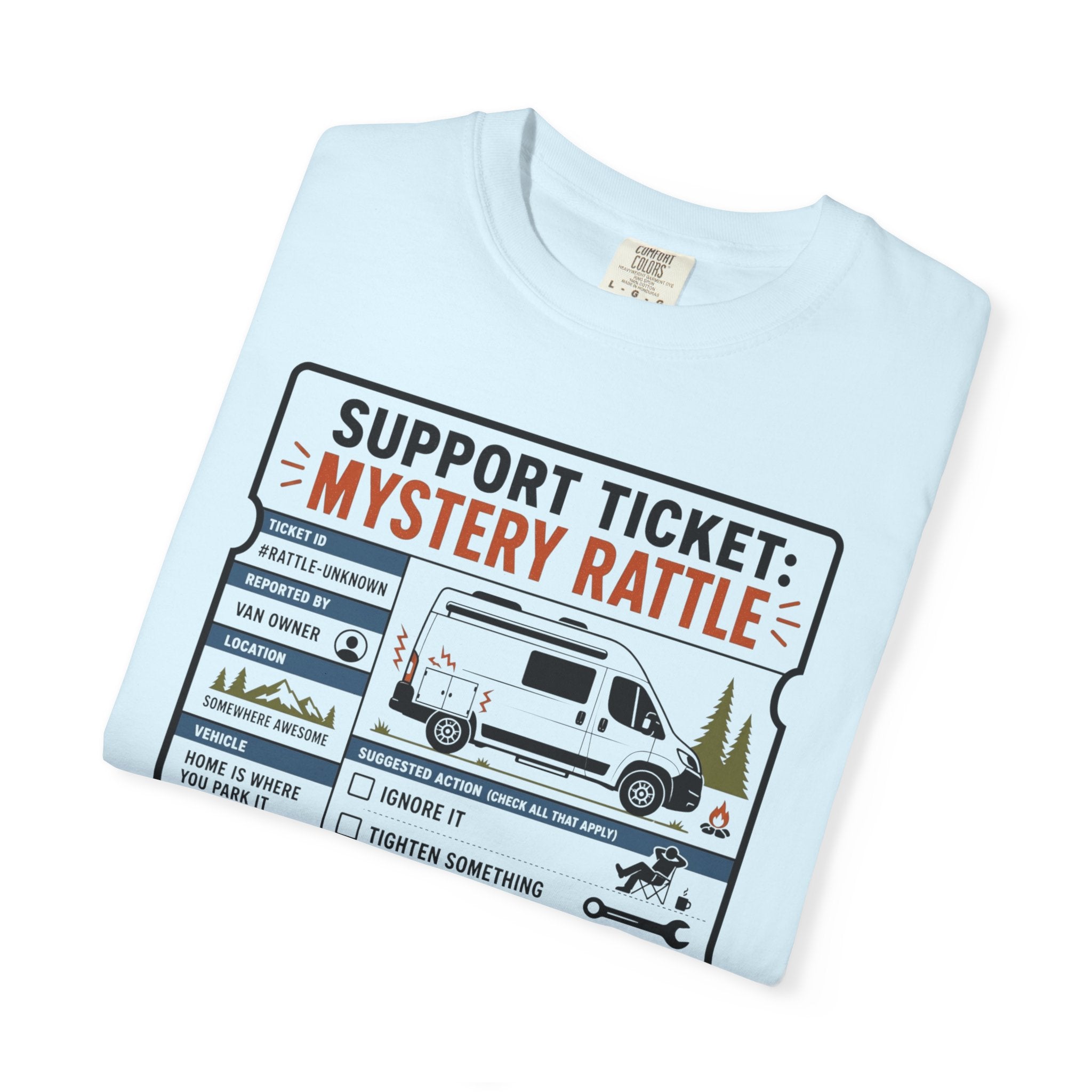 Support Ticket Mystery Rattle - T-Shirt