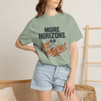 More Horizons Less Headlines - T-Shirt