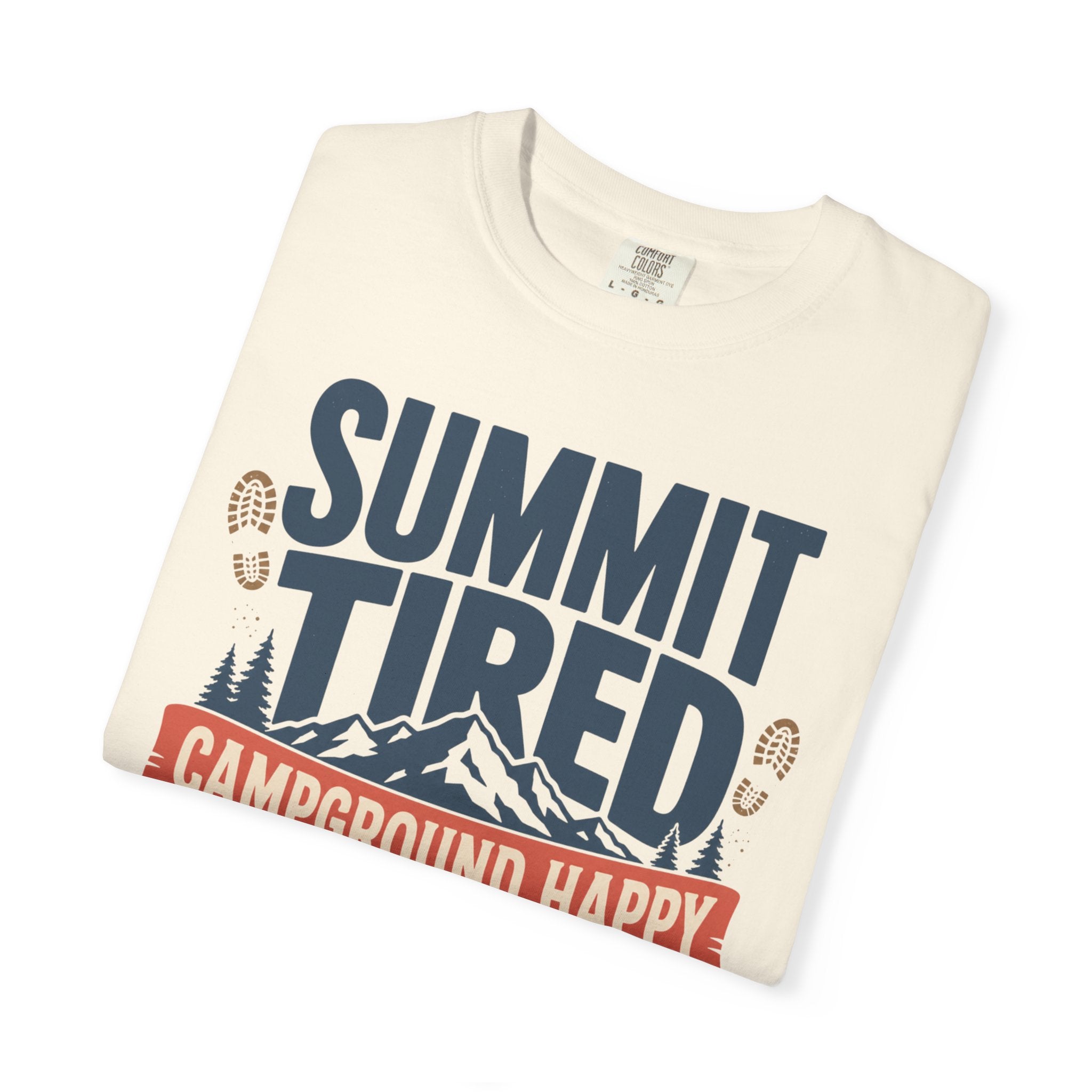 Summit Tired Campground Happy - T-Shirt