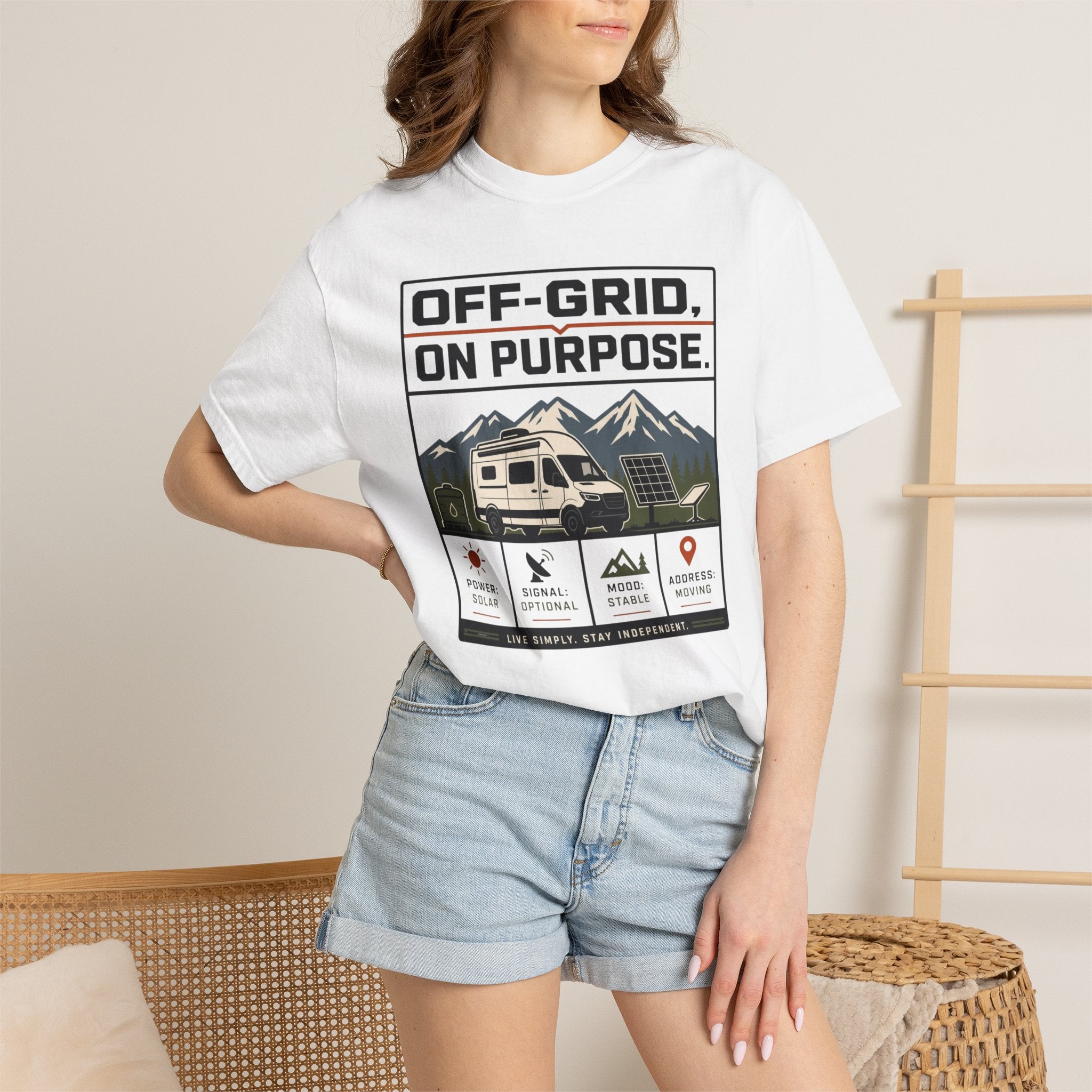 Off Grid On Purpose - T-Shirt