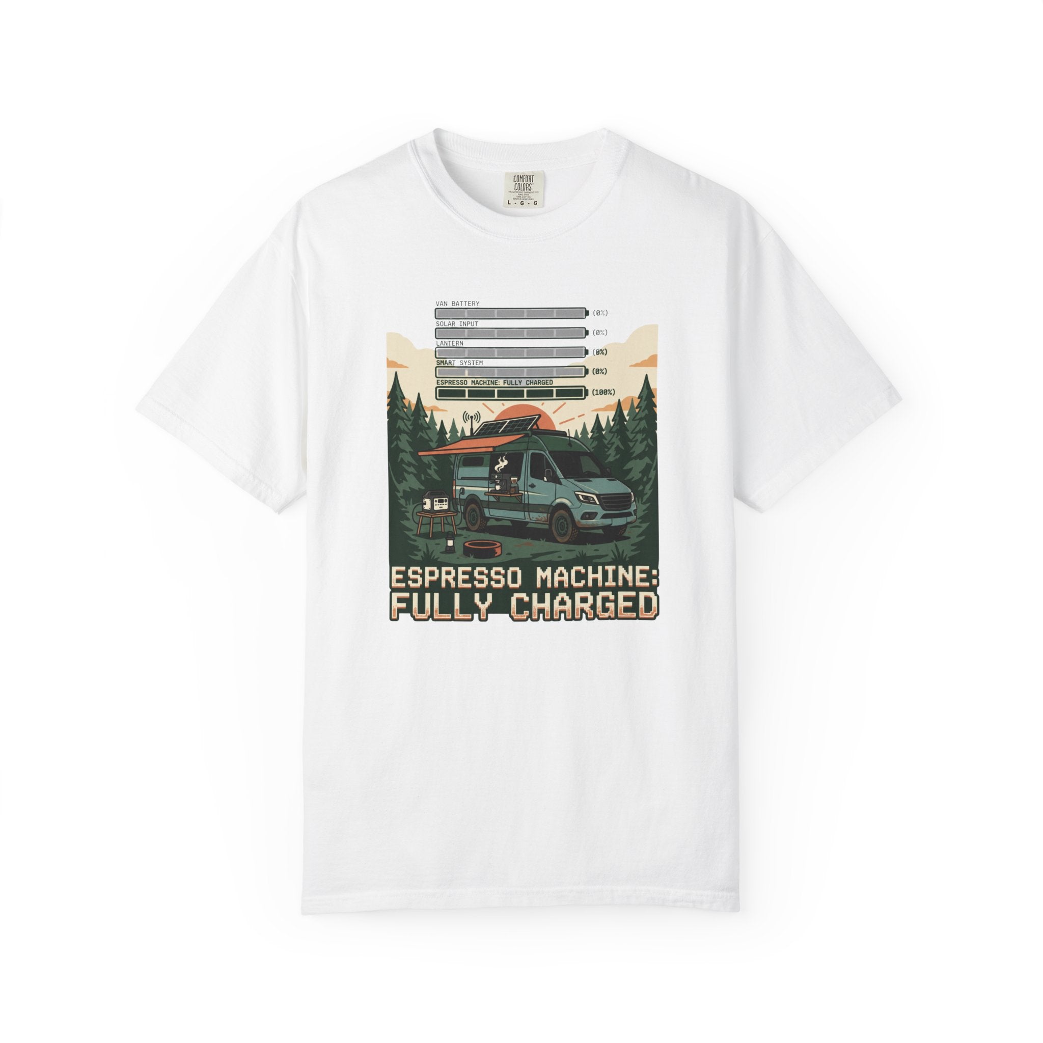 Espresso Machine Fully Charged - T-Shirt