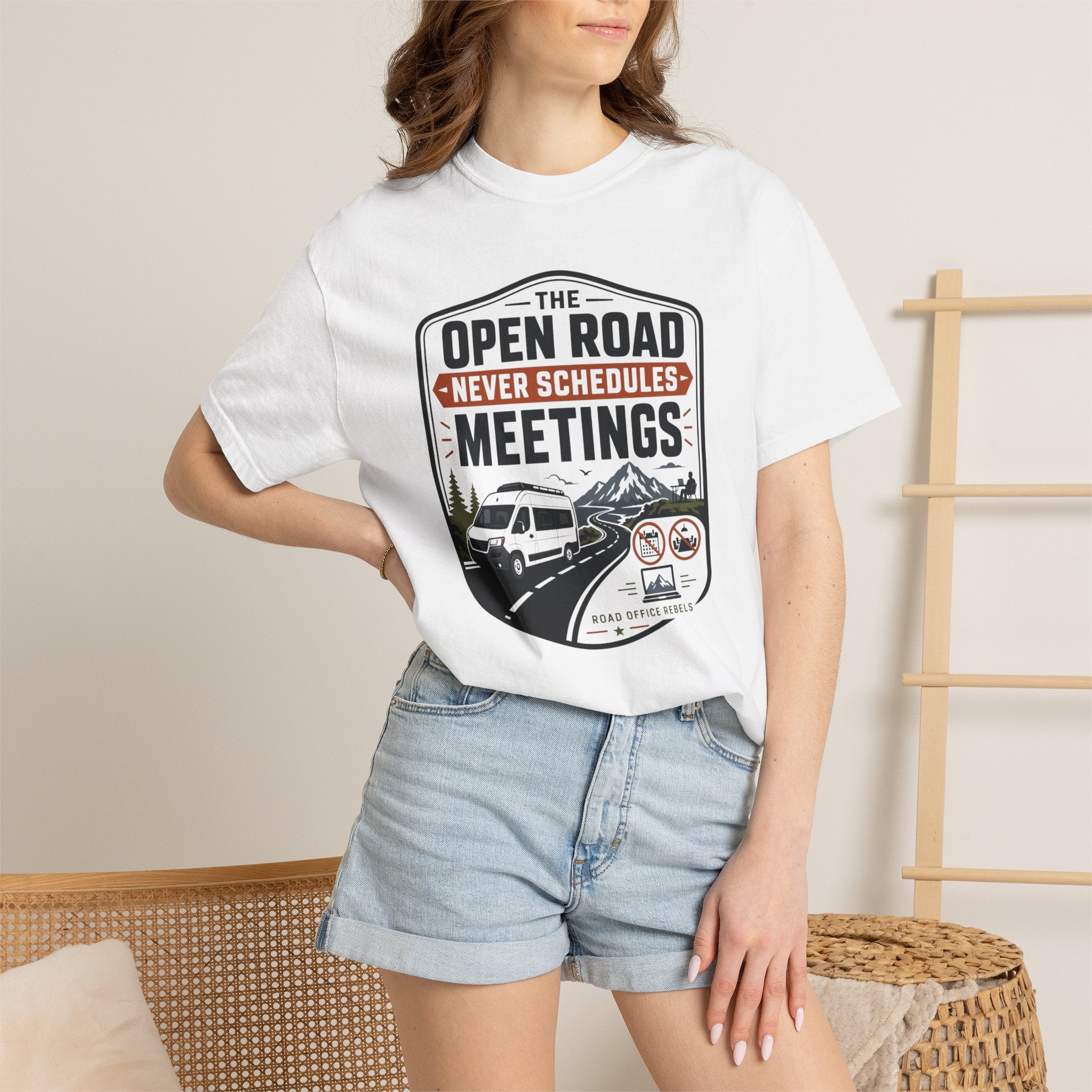 The Open Road Never Schedules Meetings - T-Shirt