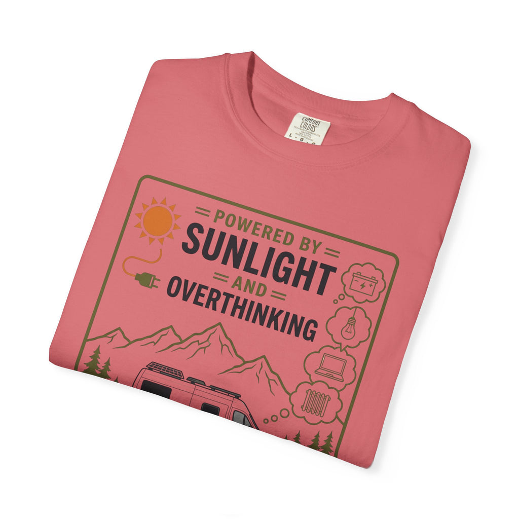 Powered By Sunlight And Overthinking - T-Shirt