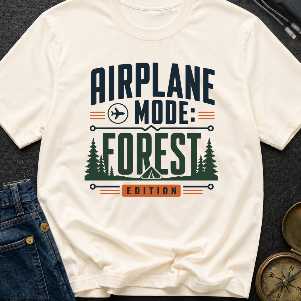 Forest On Airplane Mode - T-Shirt
