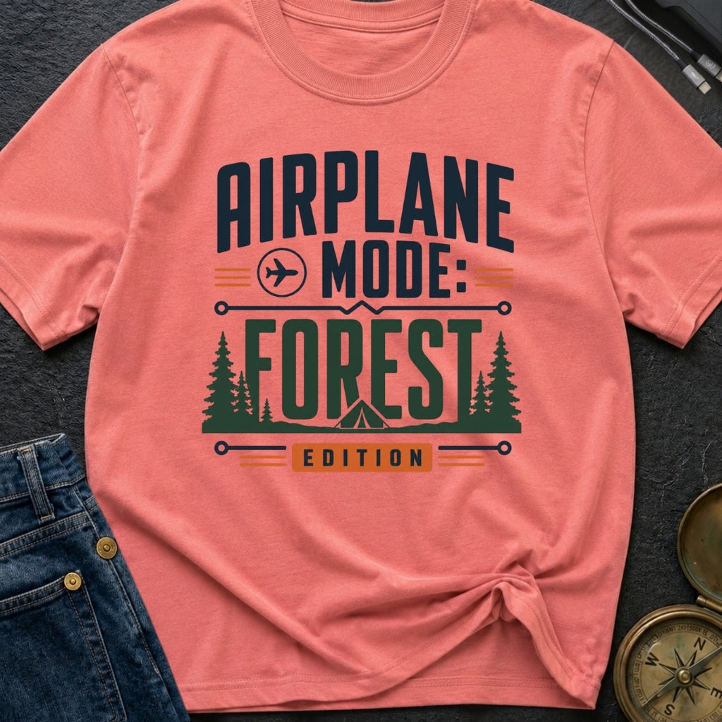 Forest On Airplane Mode - T-Shirt