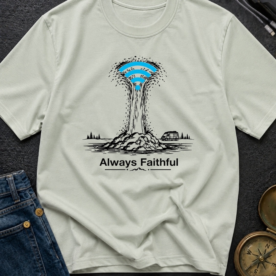 Faithful Wi-Fi Geyser - T-Shirt