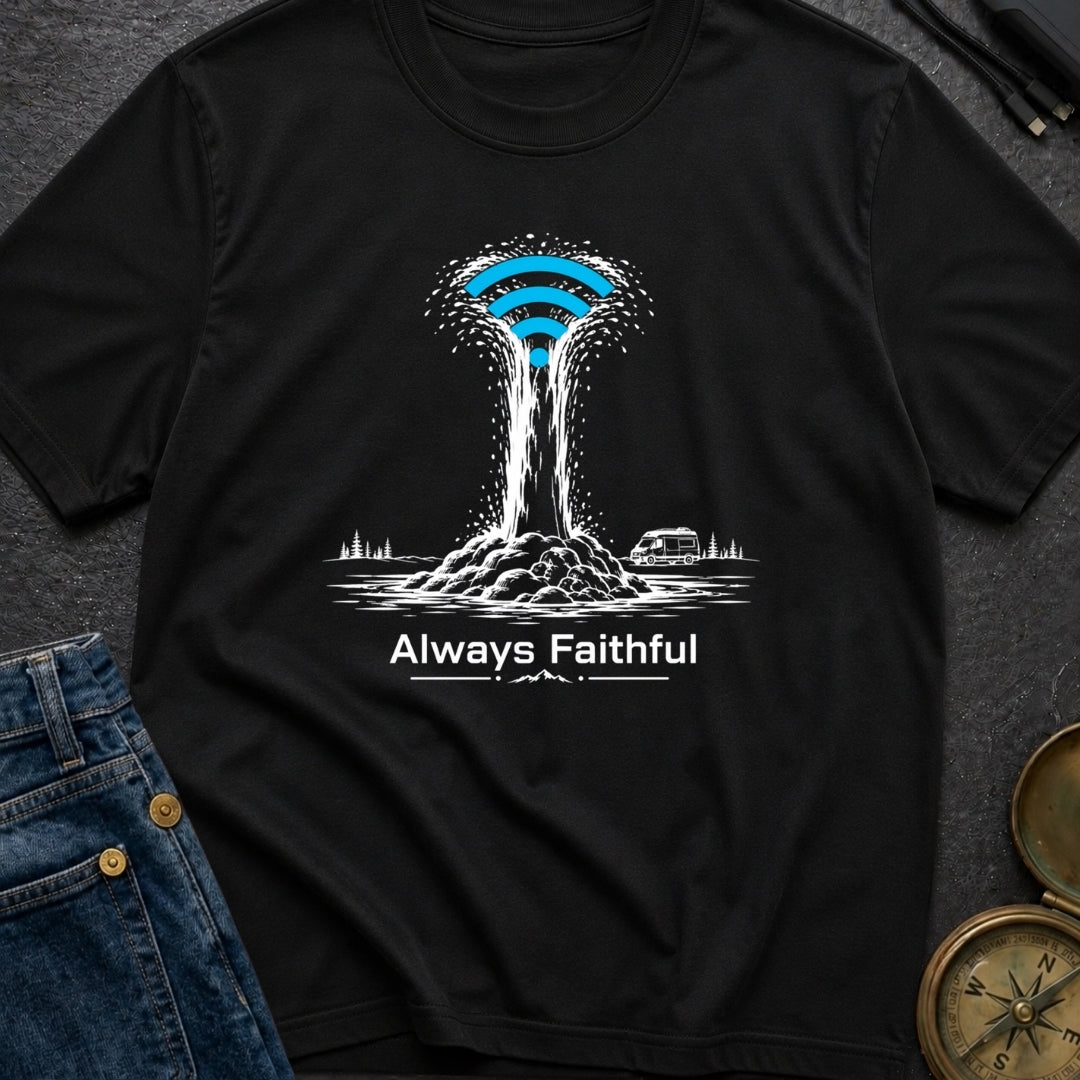 Faithful Wi-Fi Geyser - T-Shirt