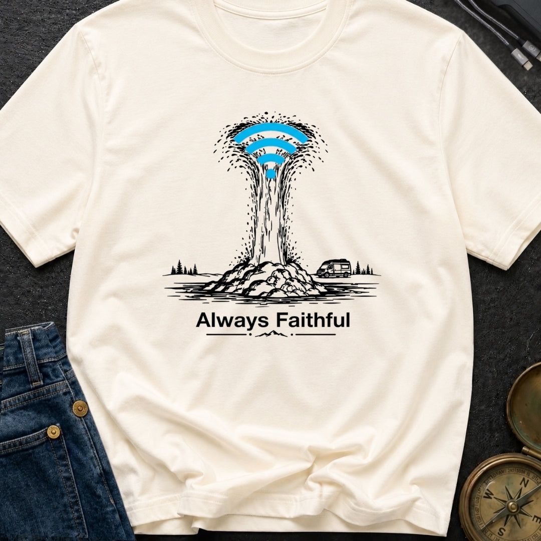 Faithful Wi-Fi Geyser - T-Shirt