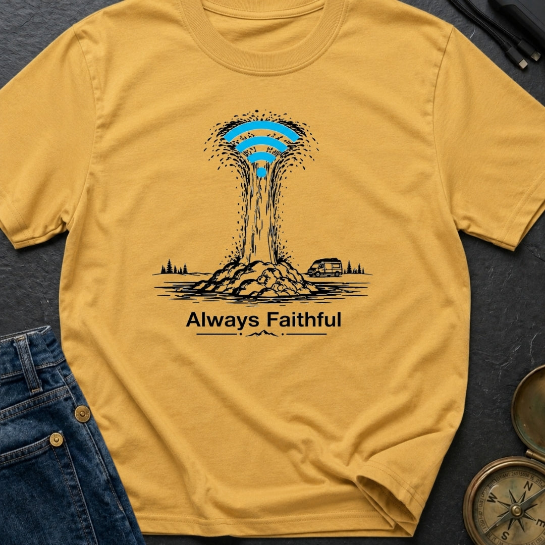 Faithful Wi-Fi Geyser - T-Shirt