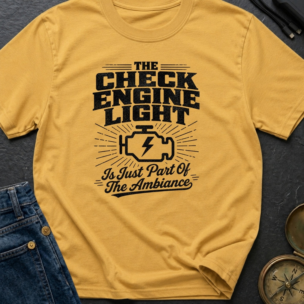 Check Engine Night Light - T-Shirt