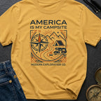 America Is My Campsite - T-Shirt