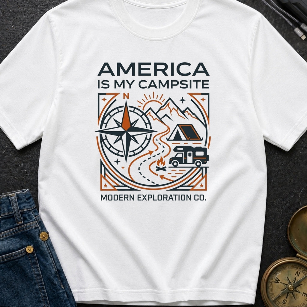 America Is My Campsite - T-Shirt