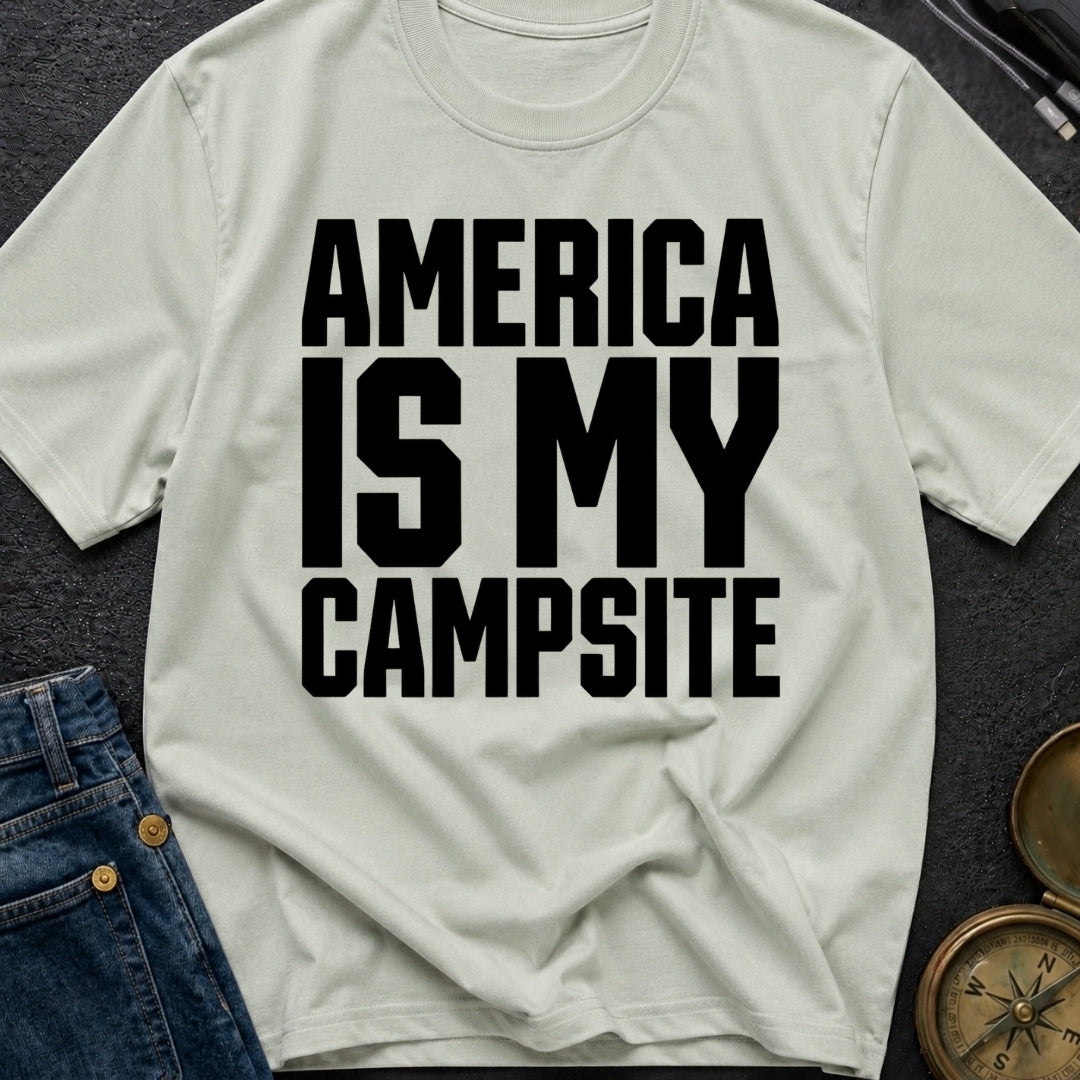 America Is My Campsite - T-Shirt
