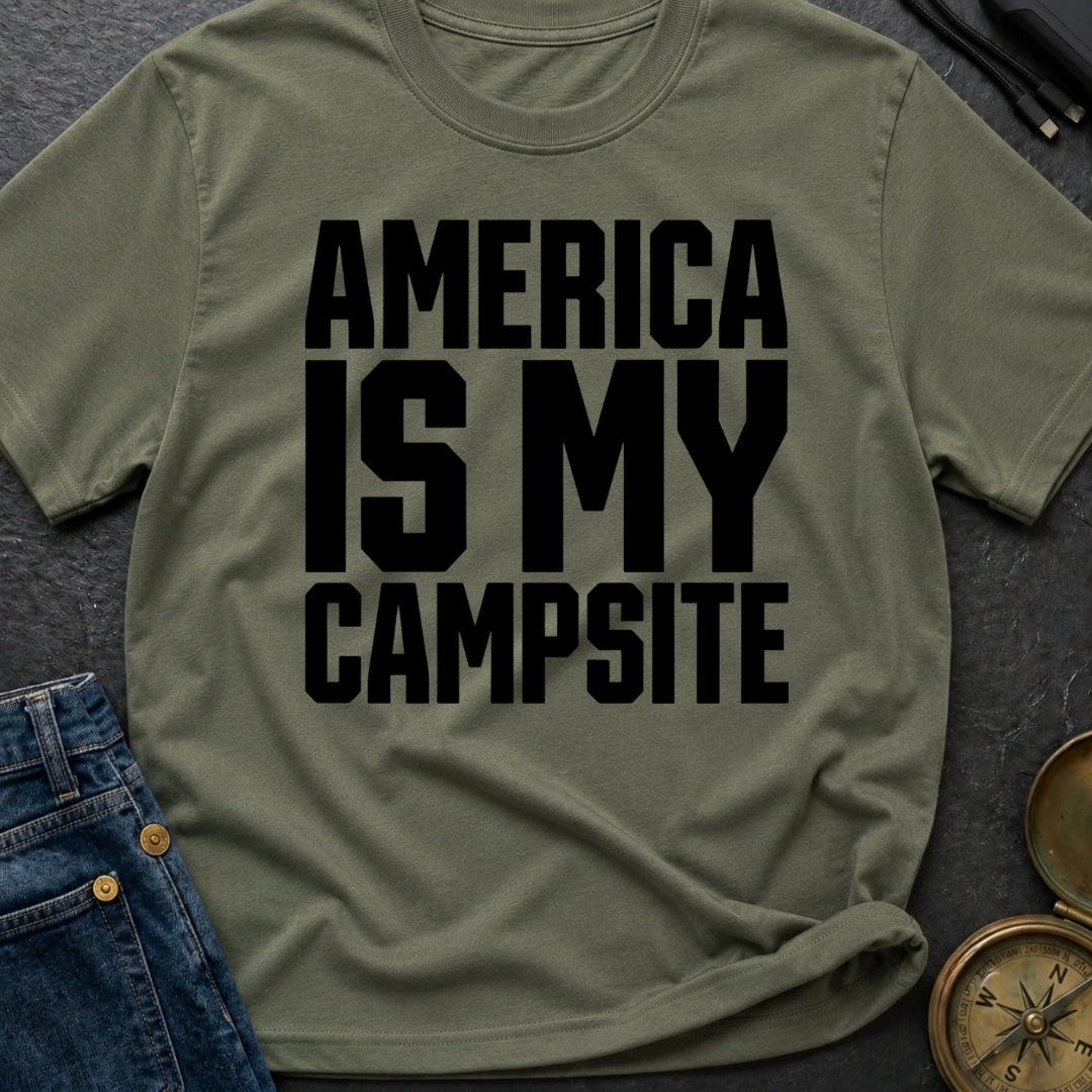 America Is My Campsite - T-Shirt