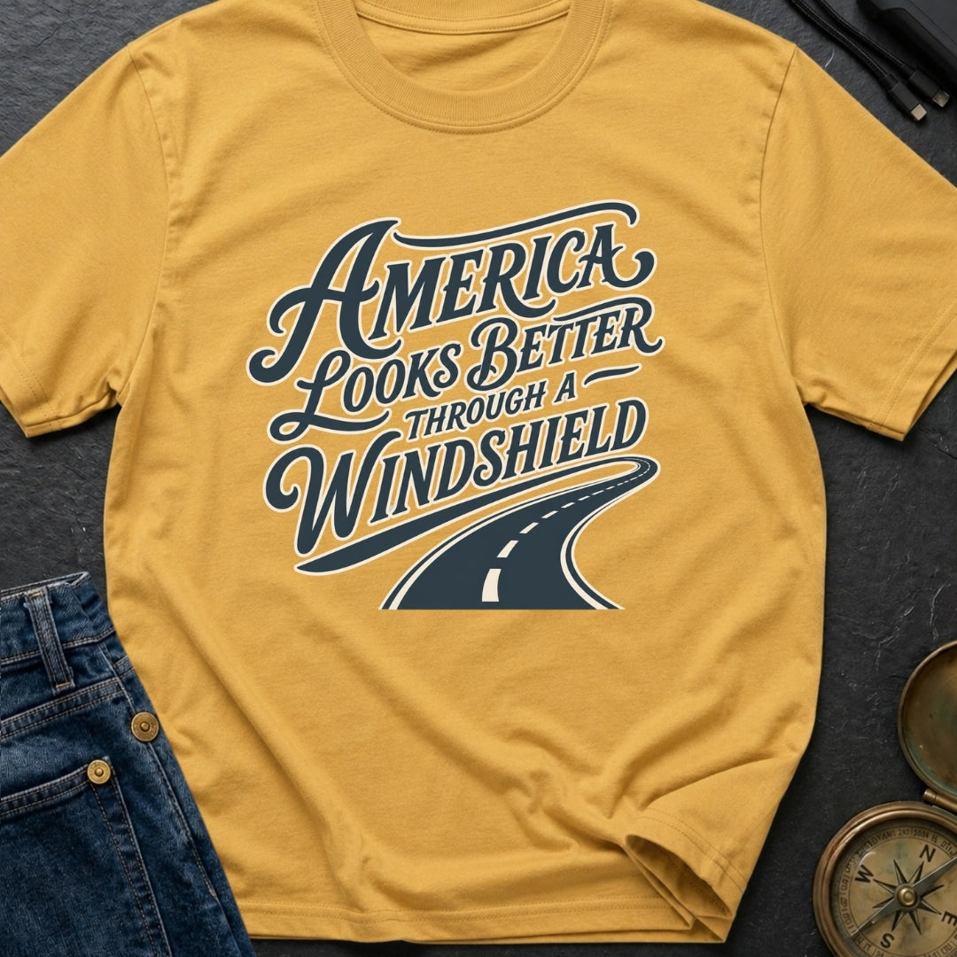 Better Through A Windshield - T-Shirt