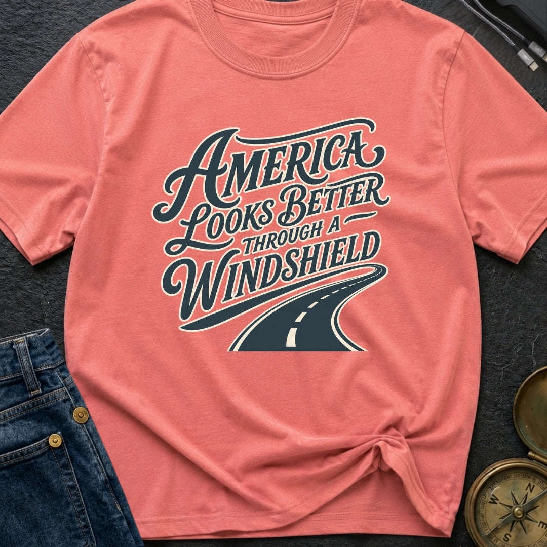 Better Through A Windshield - T-Shirt