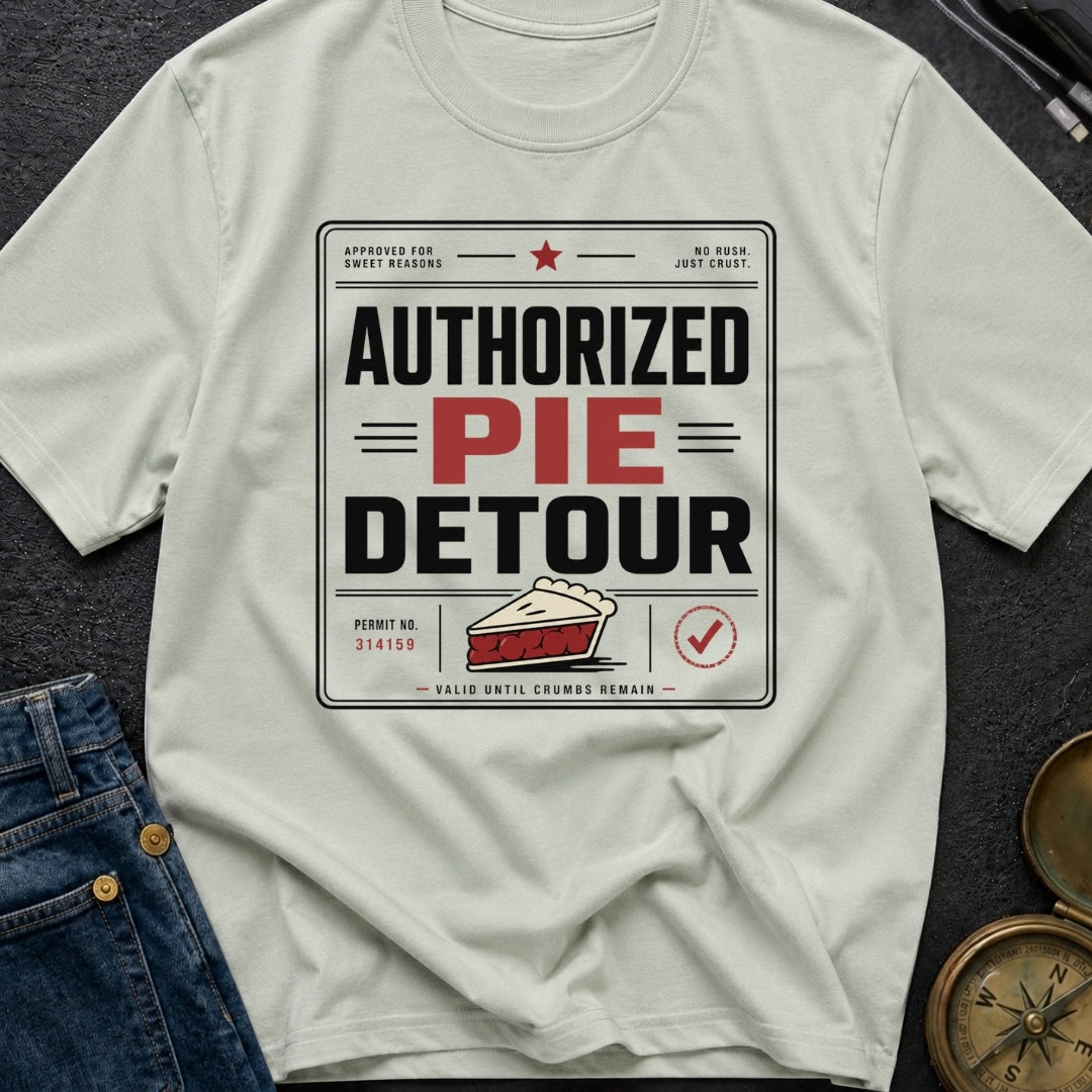 Authorized Pie Detour - T-Shirt