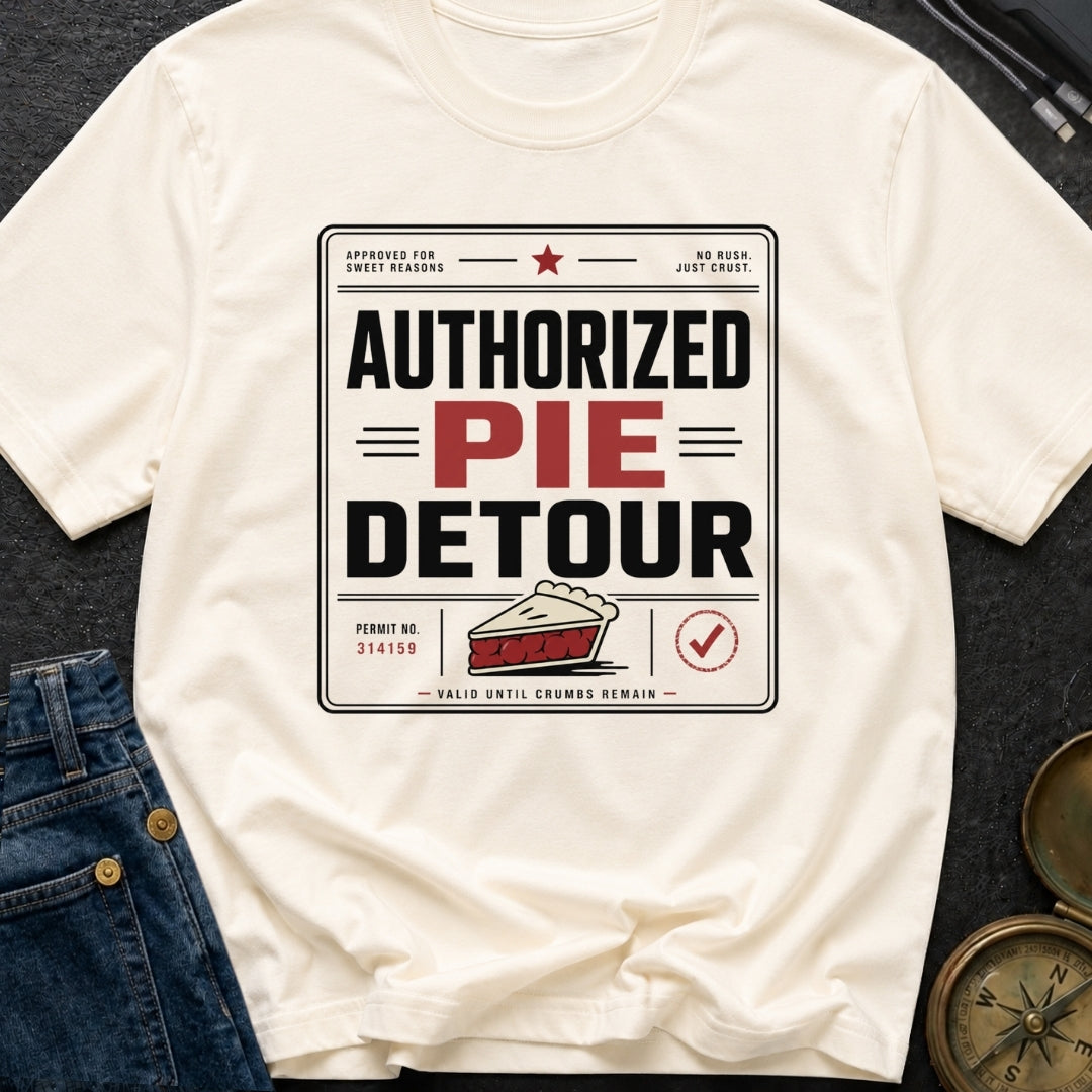 Authorized Pie Detour - T-Shirt