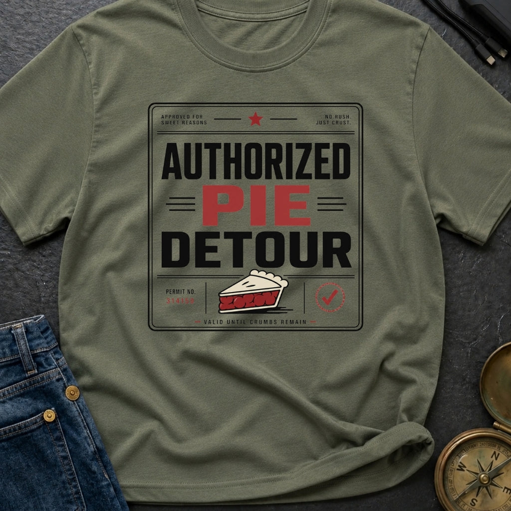 Authorized Pie Detour - T-Shirt