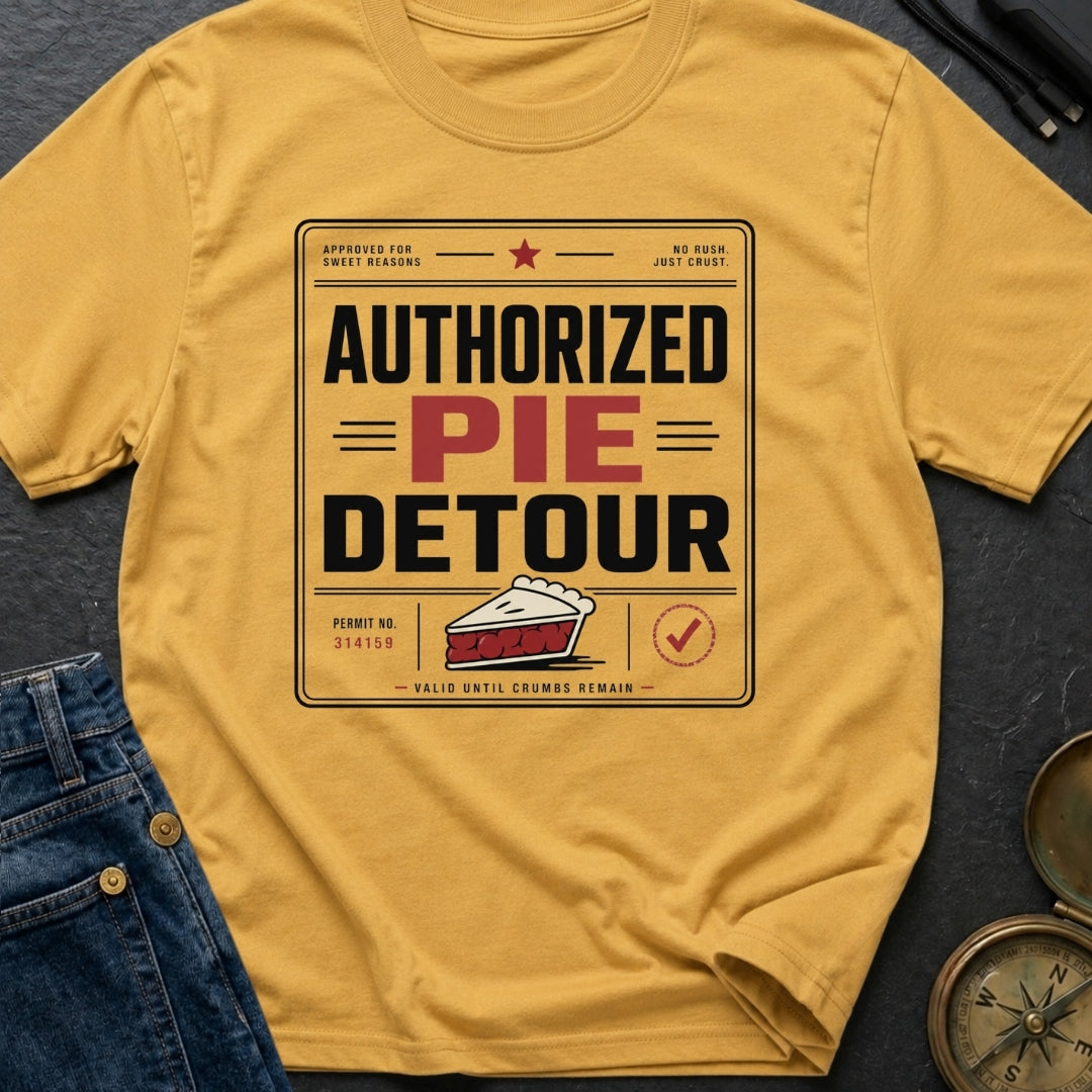 Authorized Pie Detour - T-Shirt