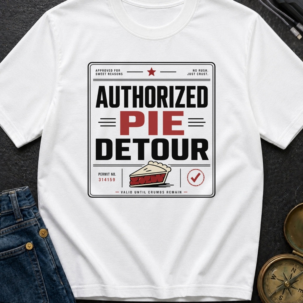 Authorized Pie Detour - T-Shirt