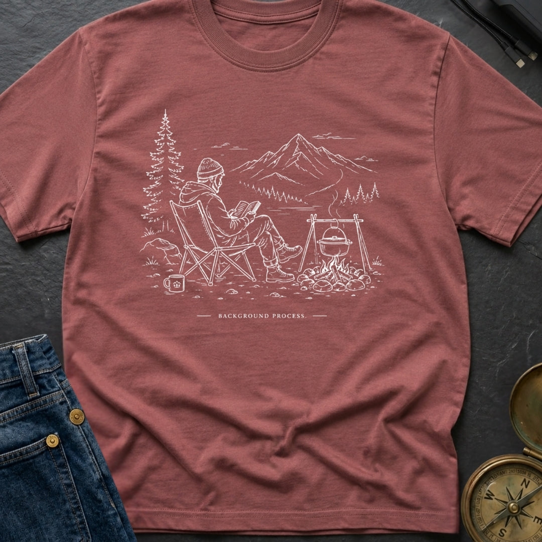 Running In The Background - T-Shirt