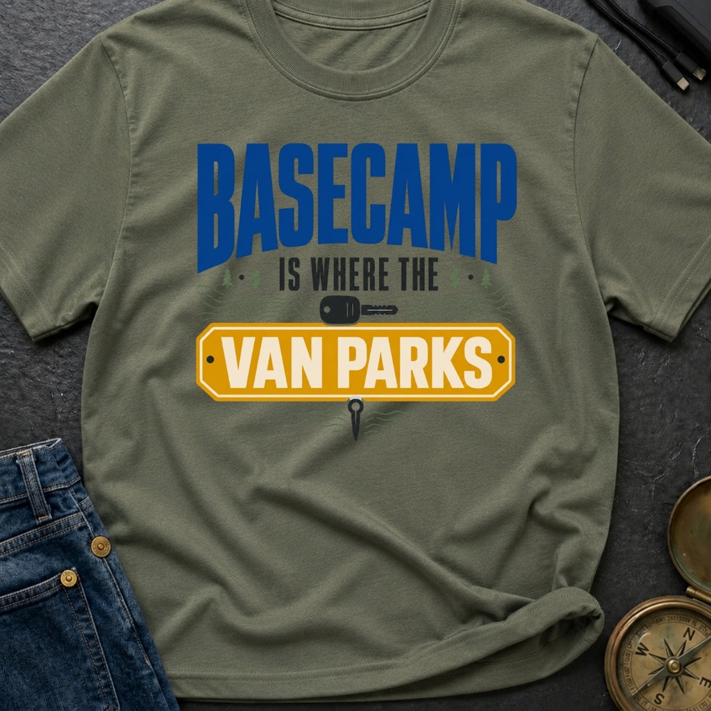 Basecamp Wherever I Park - T-Shirt