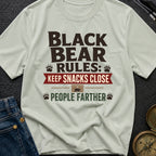 Snacks Close People Farther - T-Shirt